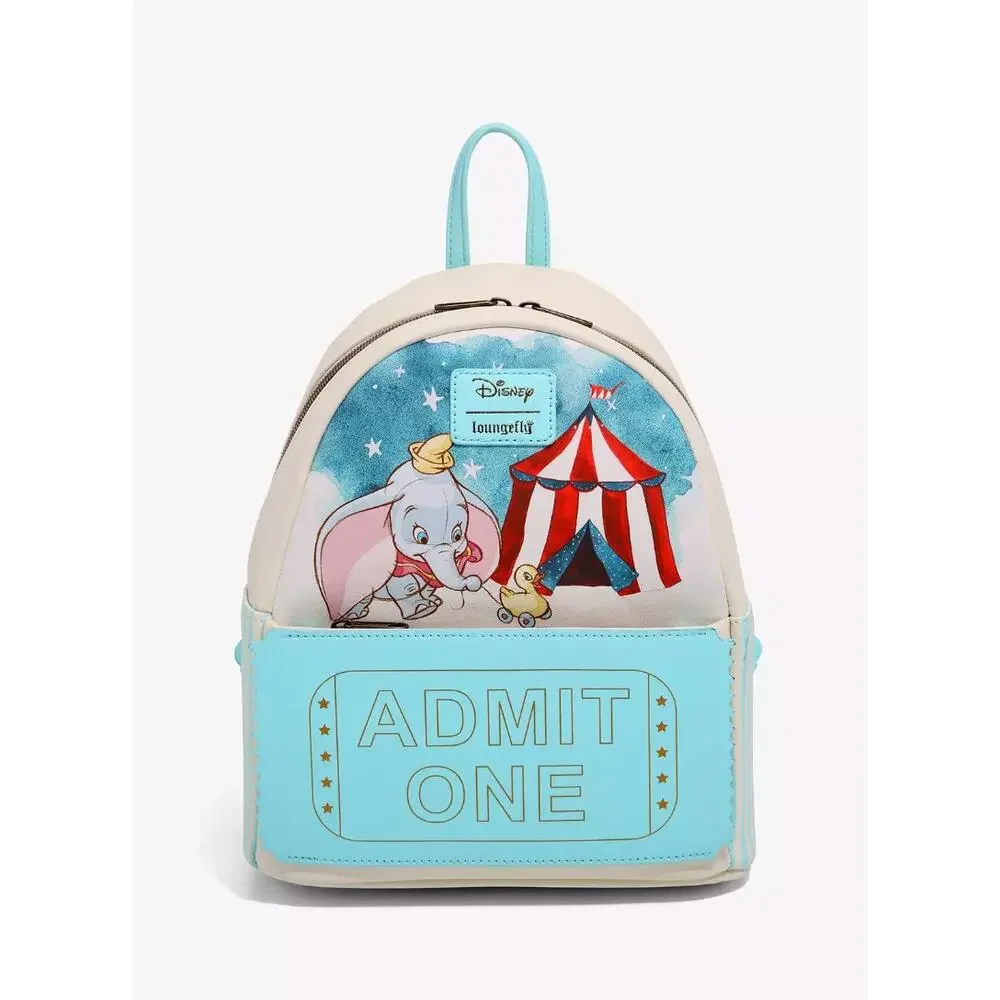 Disney Classic Dumbo Loungefly Circus Ticket Mini Backpack Hot Topic NWT-Sealed!